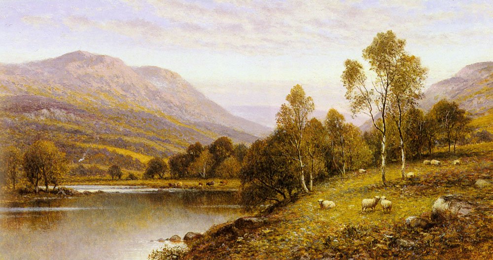 Tôt le soir, Cumbria - Alfred Augustus Glendening