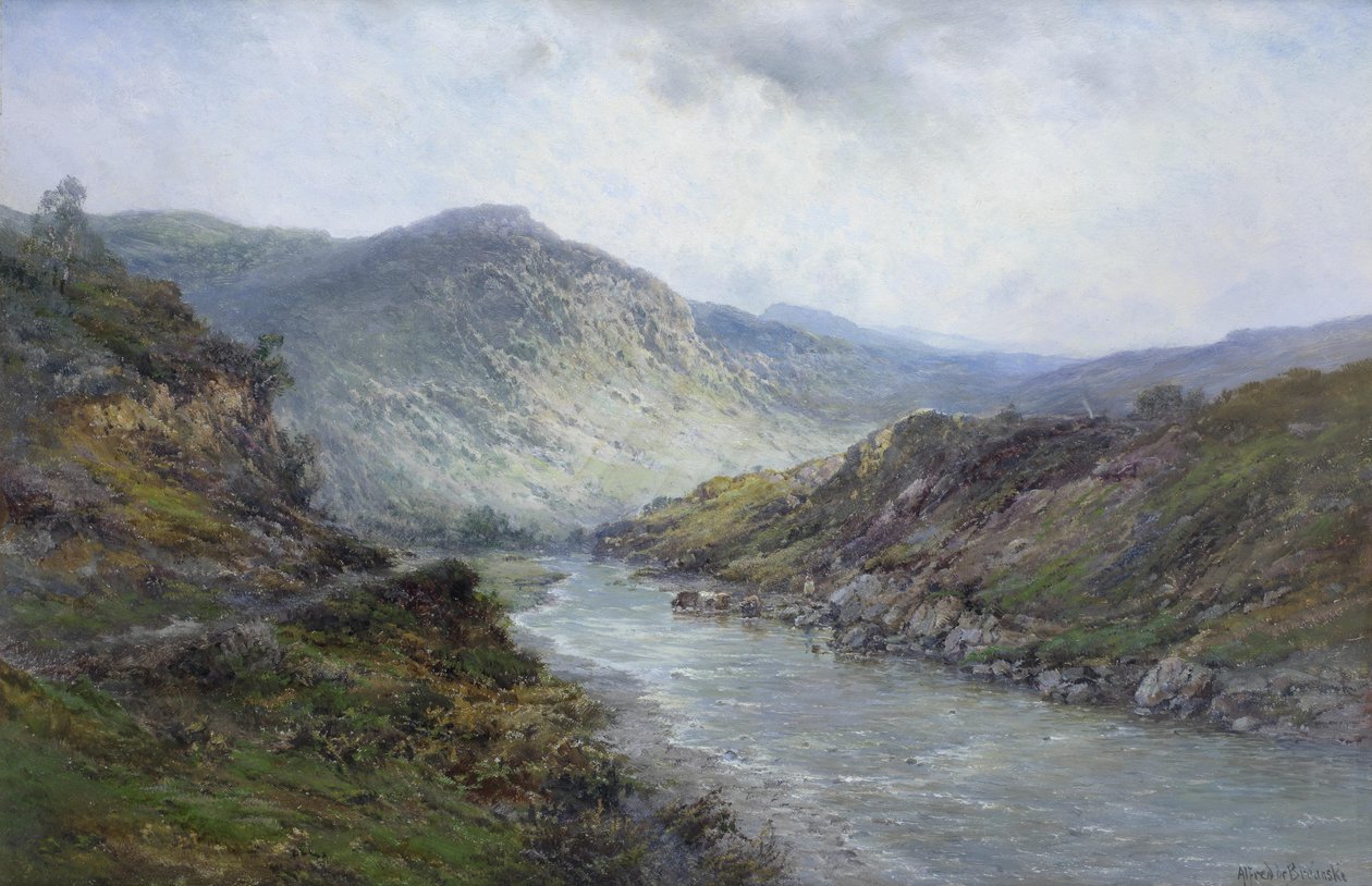 Rivière de Perthshire ou Près de Callender - Alfred de Breanski