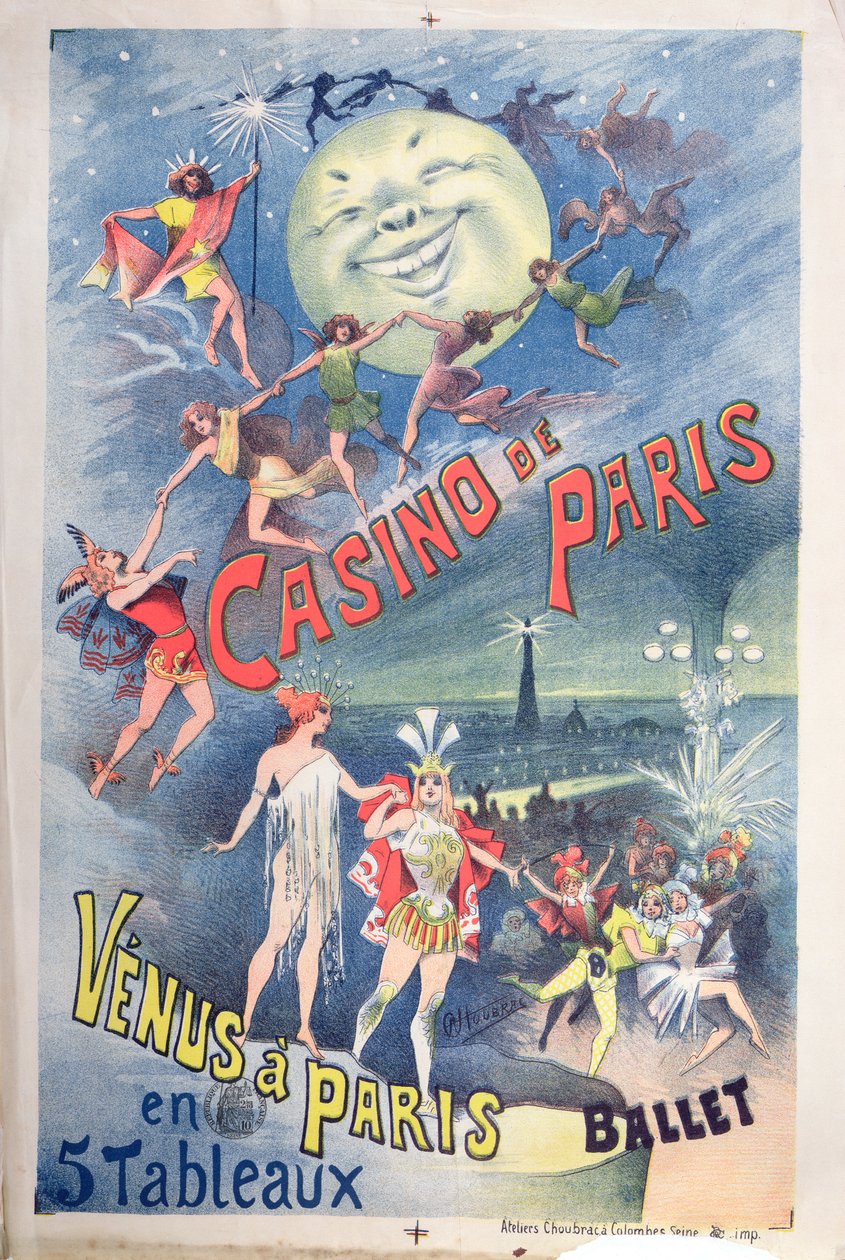 Affiche publicitaire pour la revue 