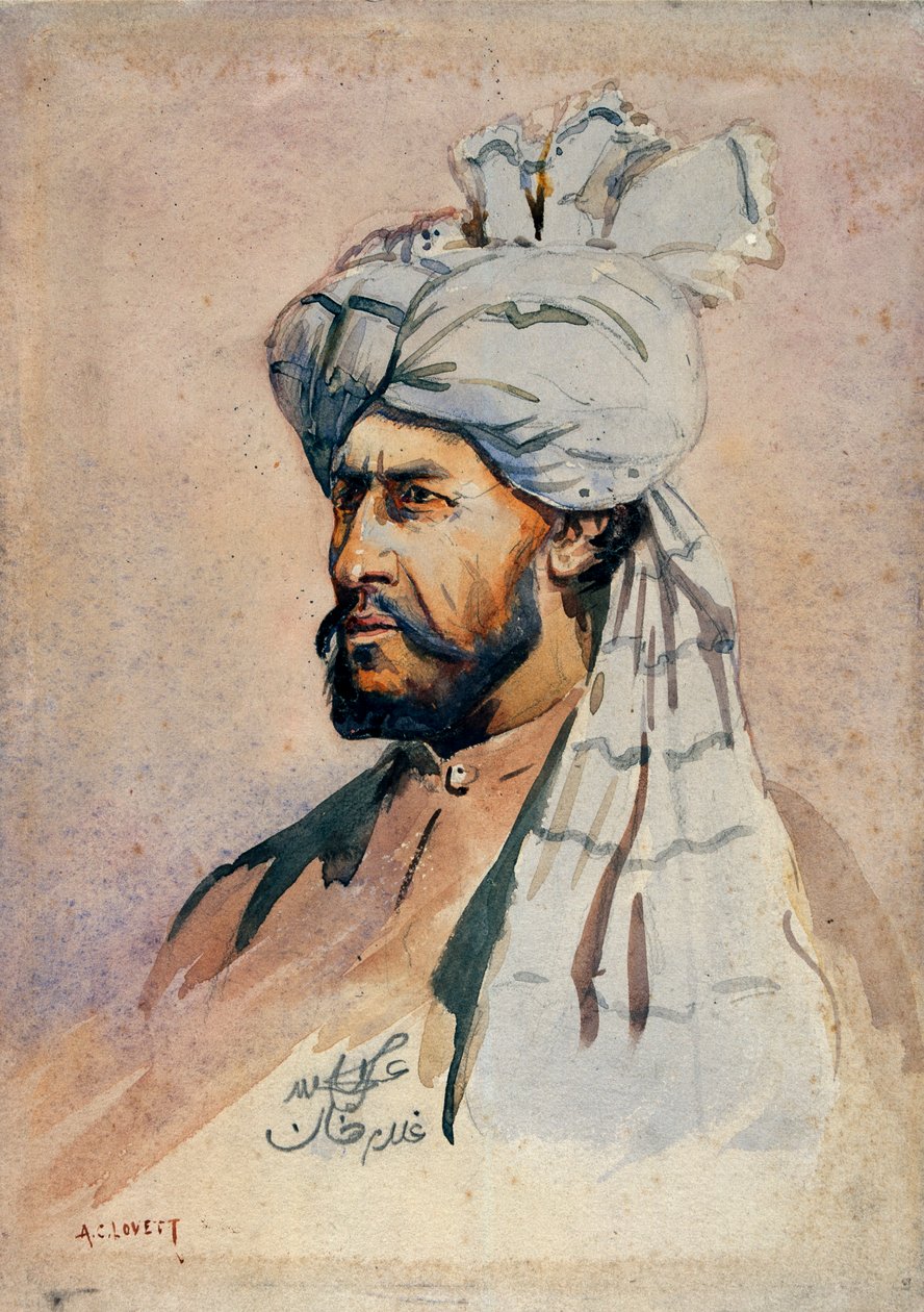 Soldat de la milice de Kurram, hors uniforme, illustration pour 