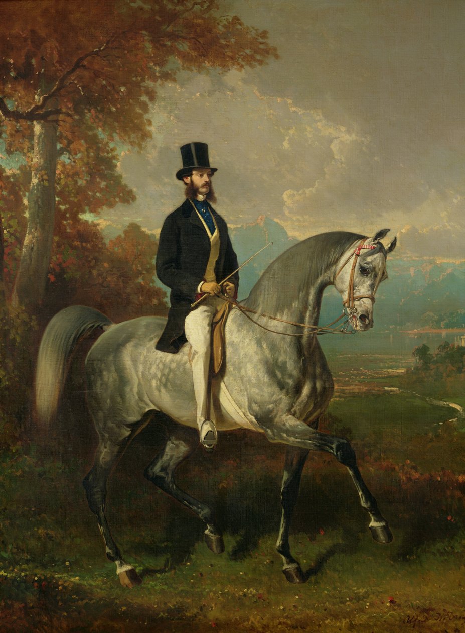 Comte Alfred de Montgomery (1810-91) 1850-60 - Alfred Dedreux