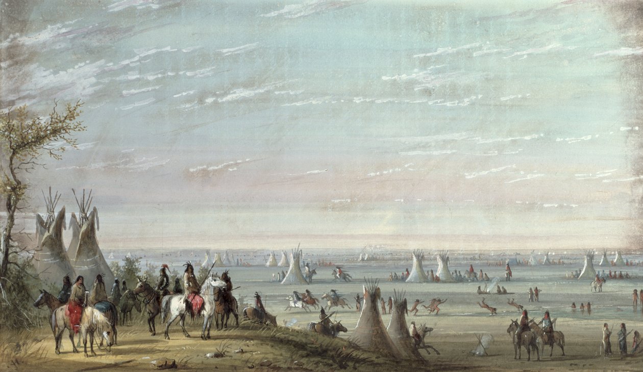 Rendez-vous, 1837 - Alfred Jacob Miller