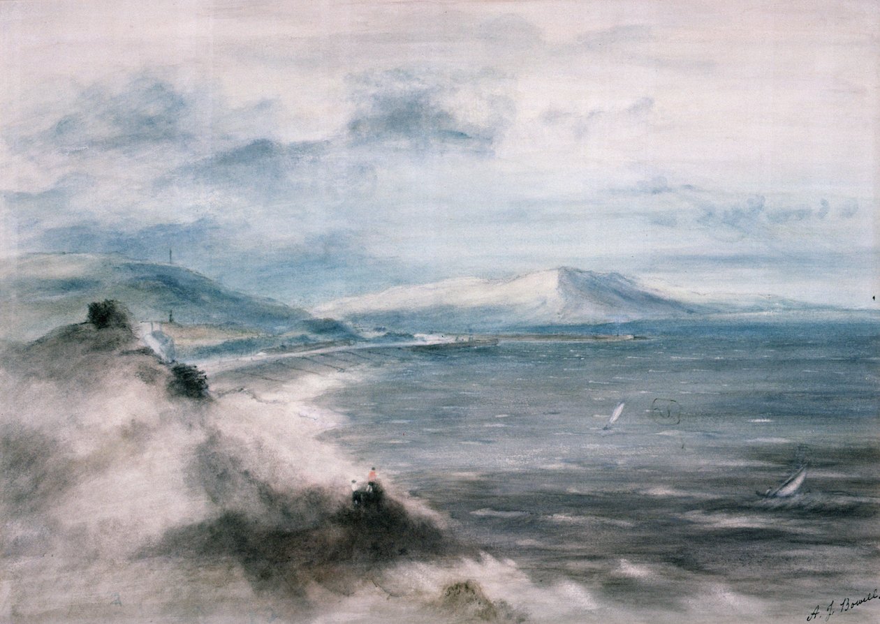 Vue à travers une baie - Alfred John Bowell