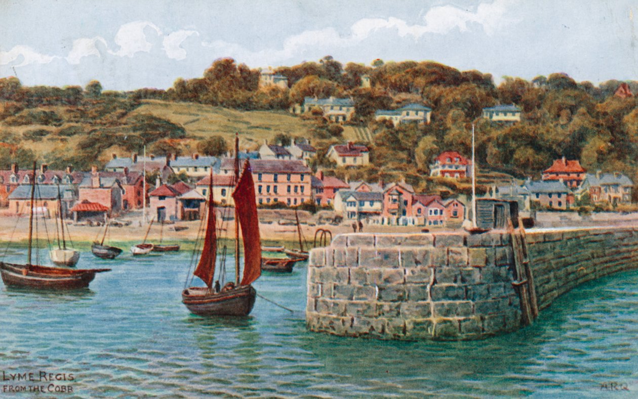 Lyme Regis, depuis le Cobb - Alfred Robert Quinton