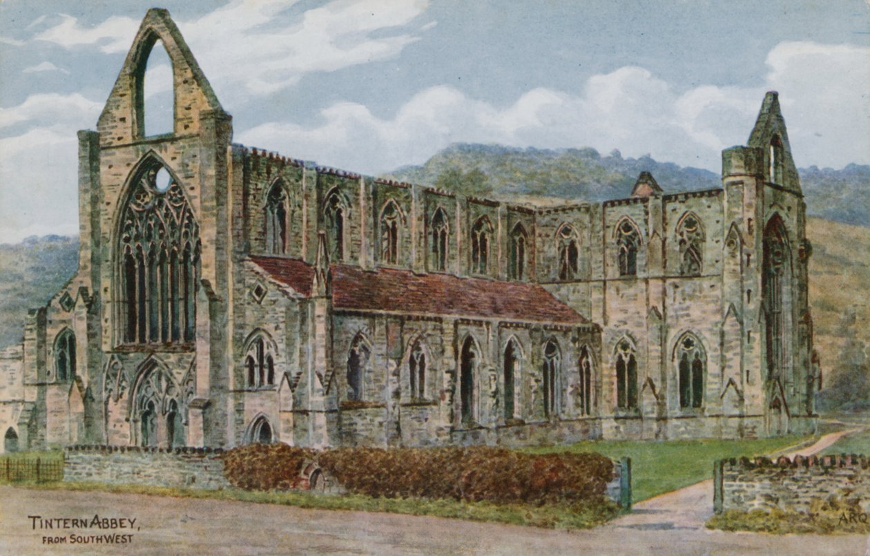 Abbaye de Tintern, vue du sud-ouest - Alfred Robert Quinton