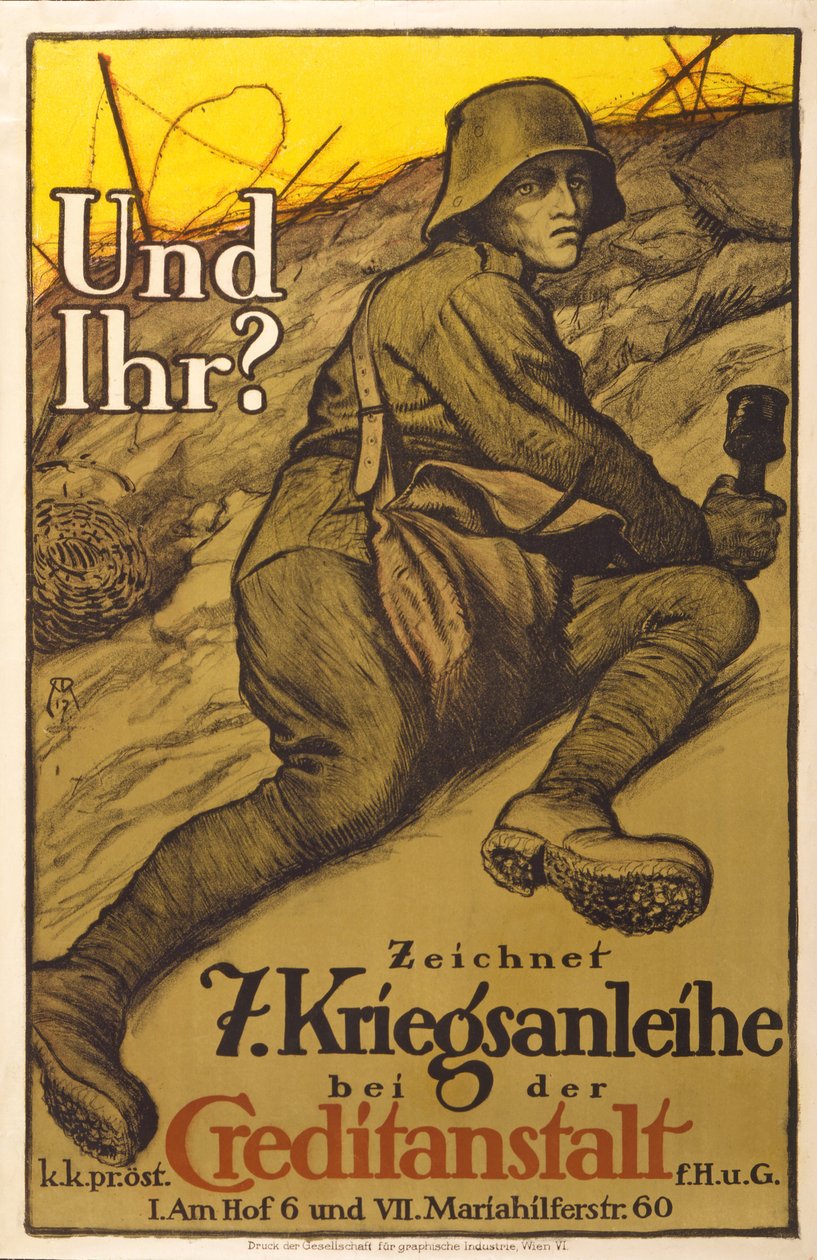 Affiche de collecte de fonds autrichienne, 