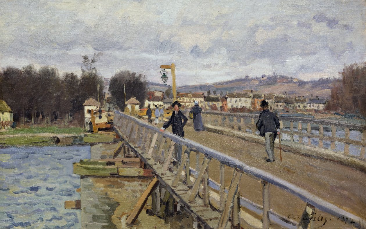 Passerelle à Argenteuil, 1872 - Alfred Sisley