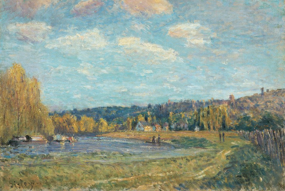 La Seine à Saint-Cloud - Alfred Sisley