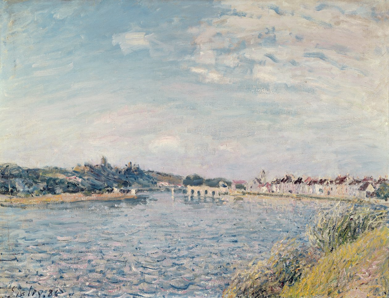 Paysage, 1888 - Alfred Sisley