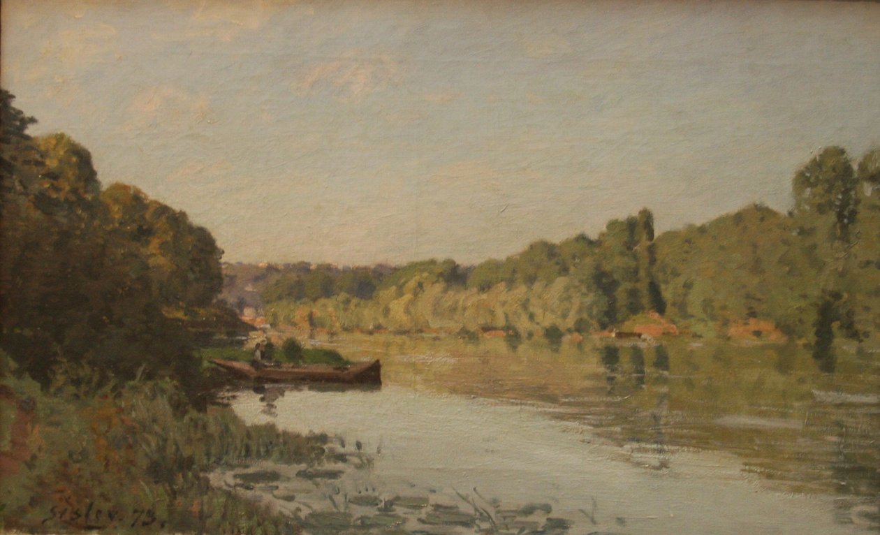 Paysage de Bougival - Alfred Sisley