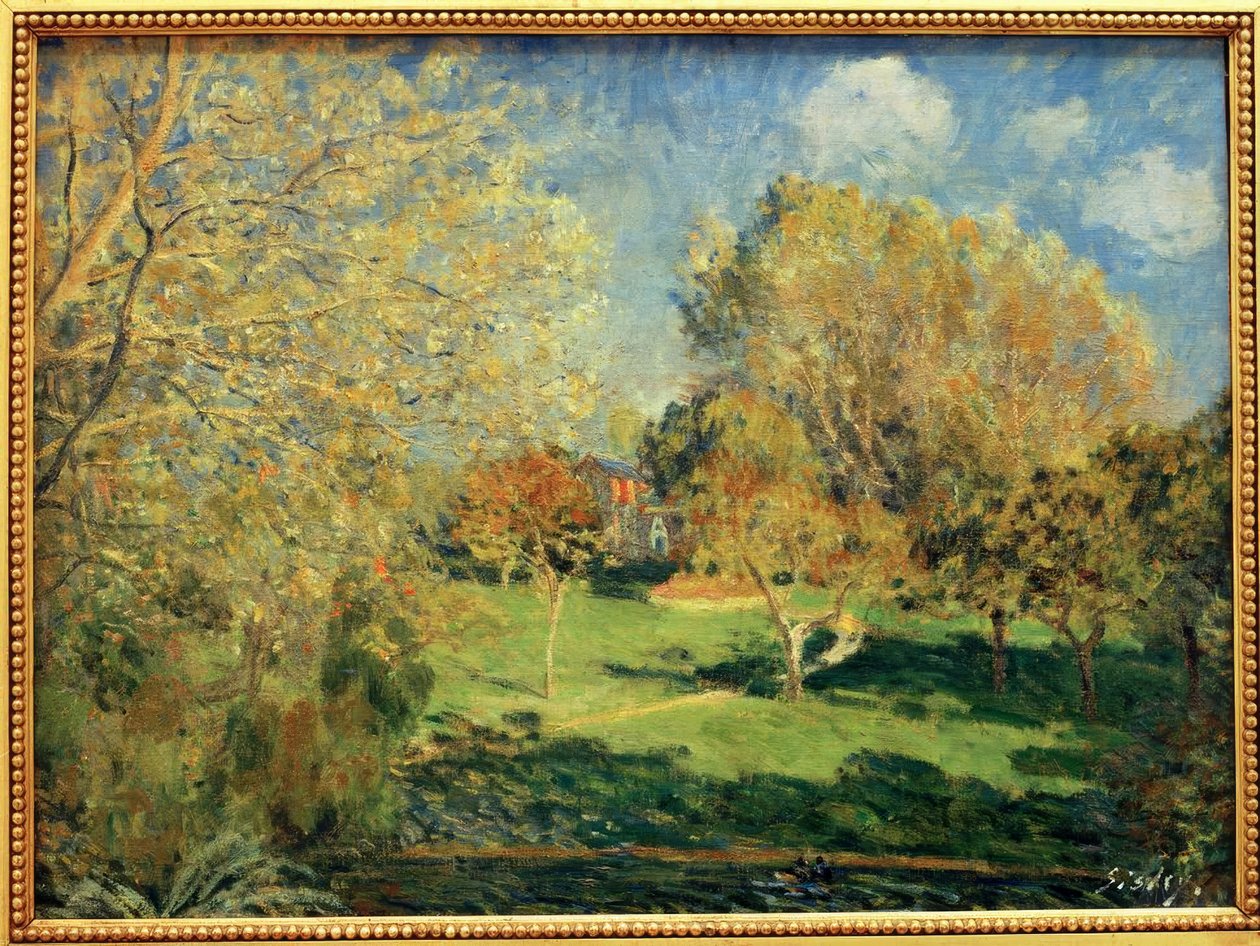 Le jardin Hoschedé - Alfred Sisley