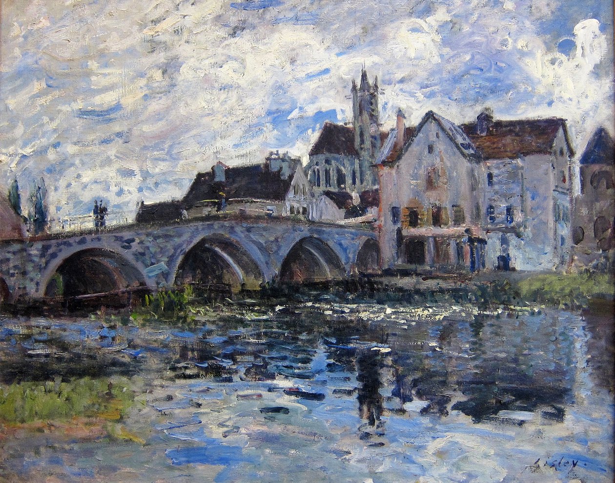 Le pont de Moret, effet d