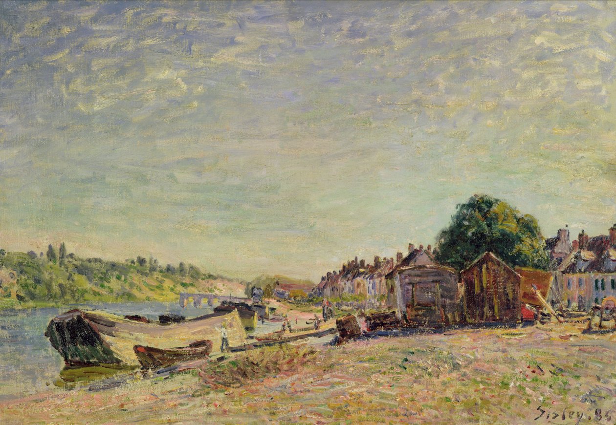 Les bois du Liong à Saint-Mammès, 1885 - Alfred Sisley