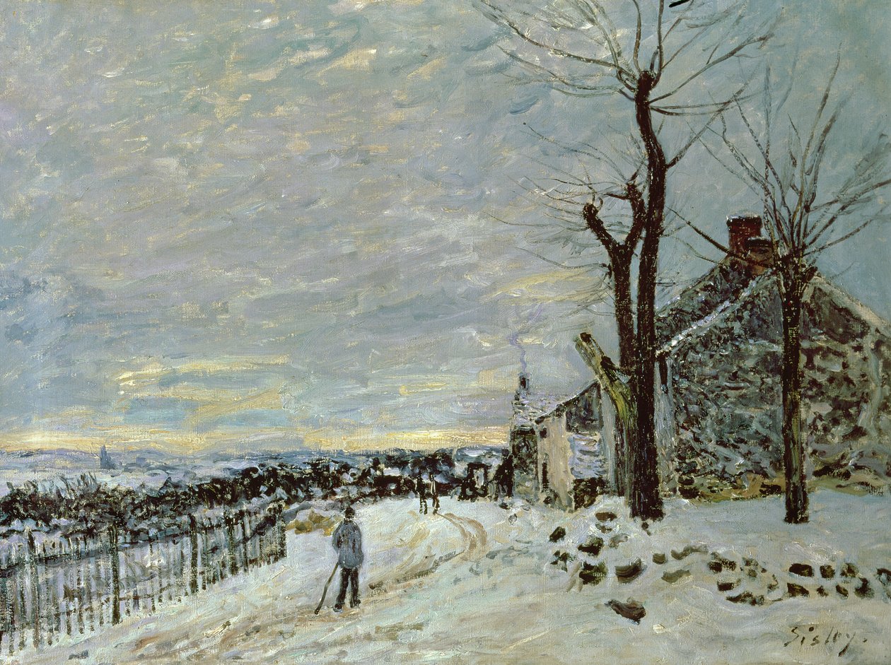 Neige à Veneux-Nadon, c.1880 - Alfred Sisley