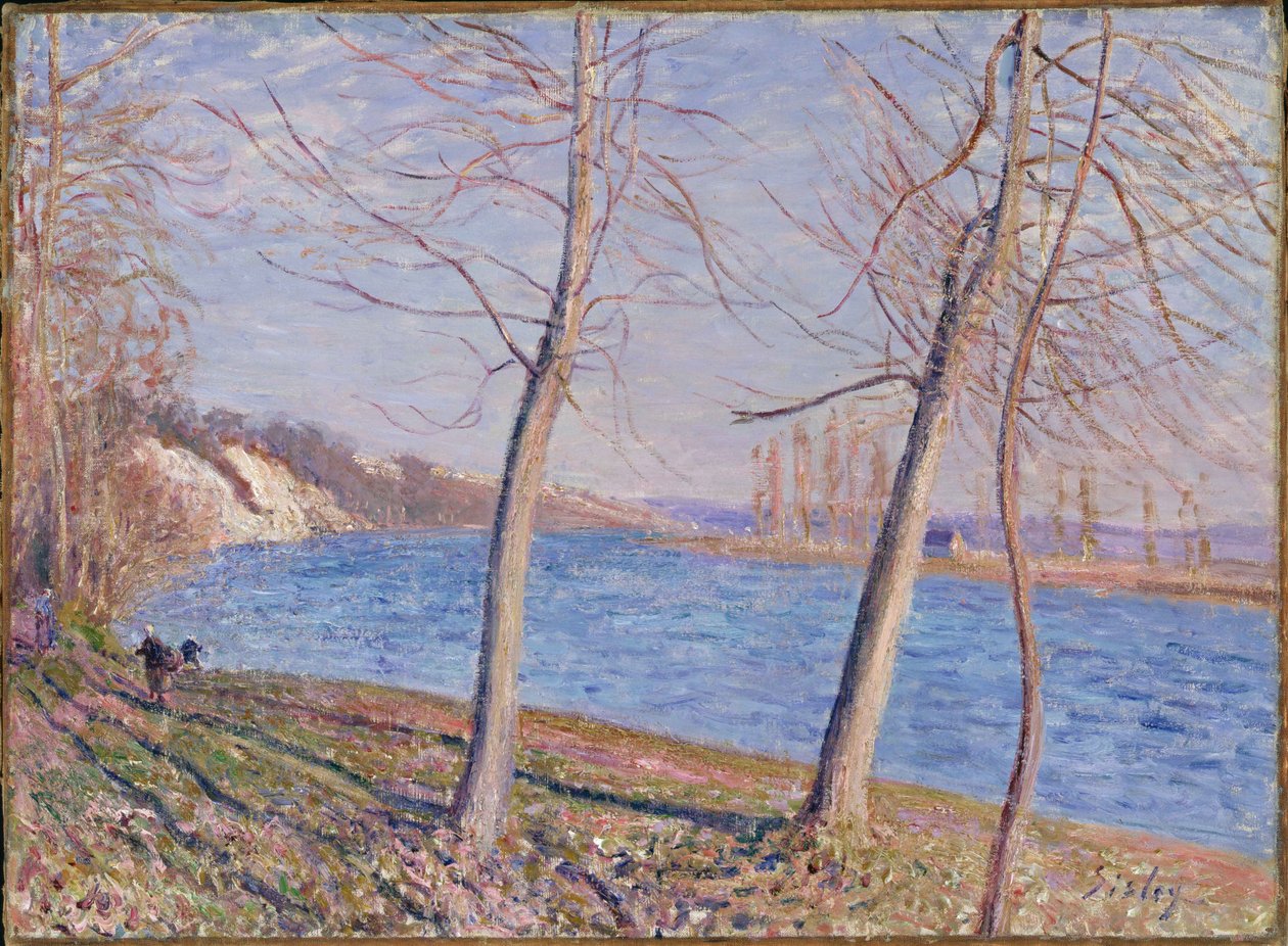 Les rives de la rivière à Veneux, 1881 - Alfred Sisley