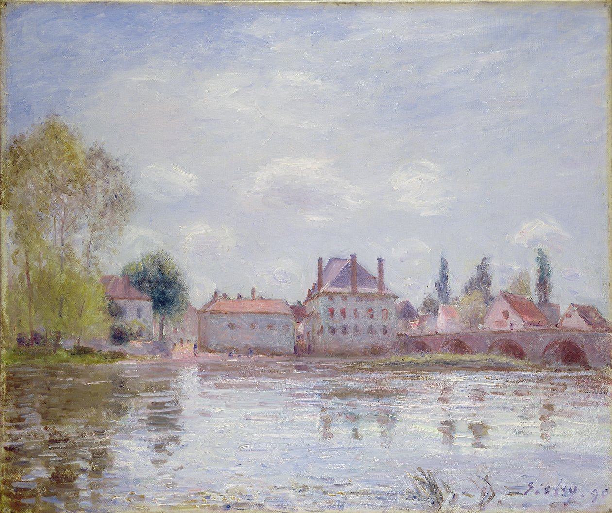 Le pont à Moret-sur-Loing, 1890 - Alfred Sisley