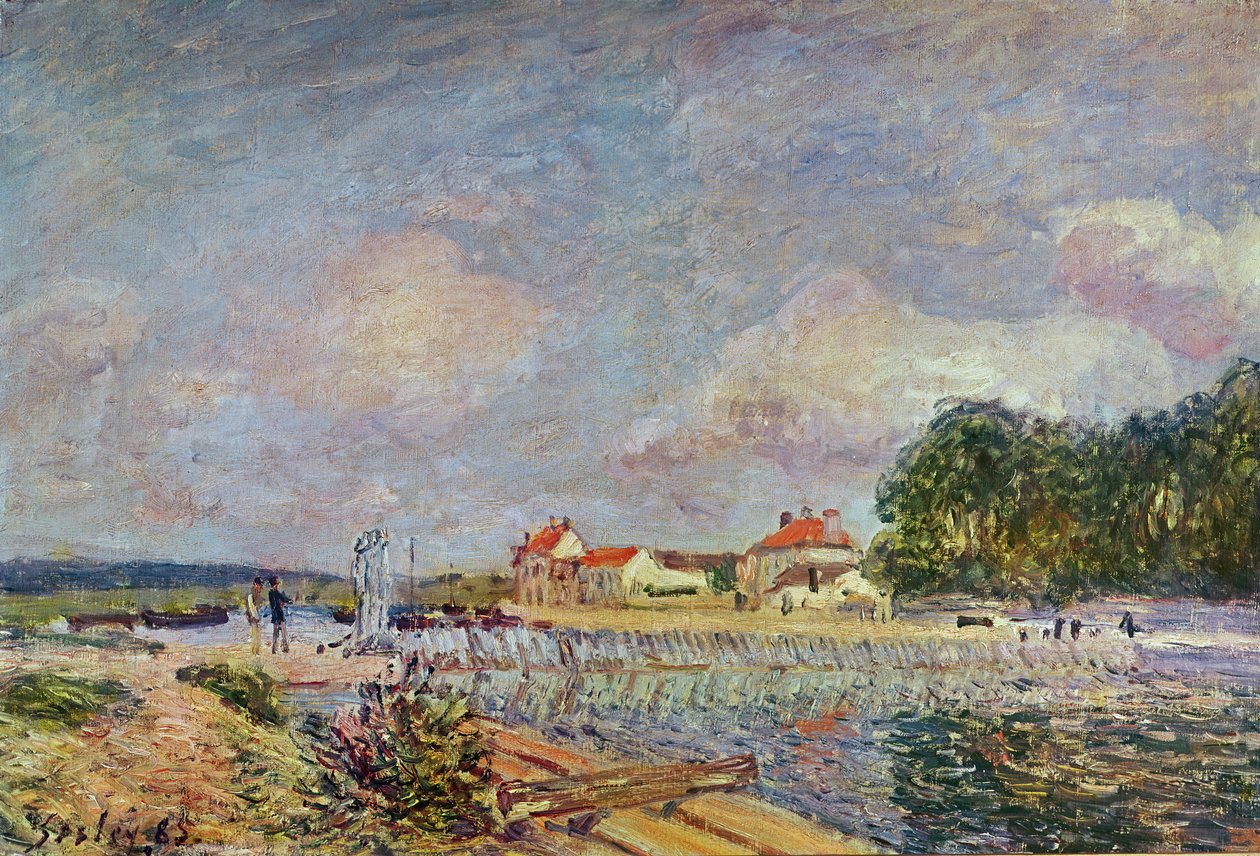 Le Barrage, 1885 - Alfred Sisley
