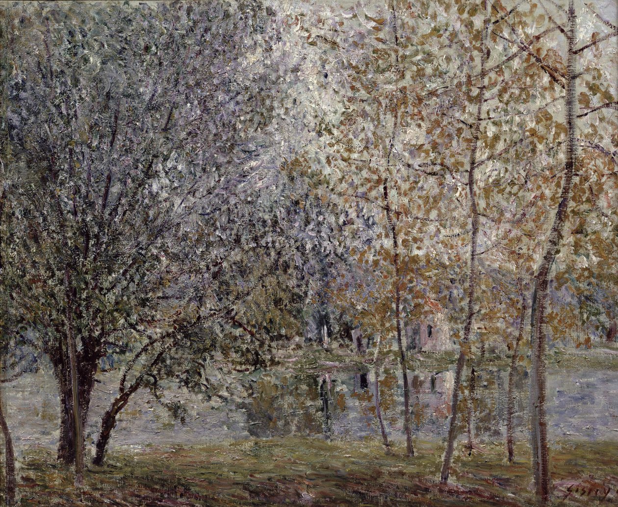 Le canal du Loing au printemps, 1892 - Alfred Sisley