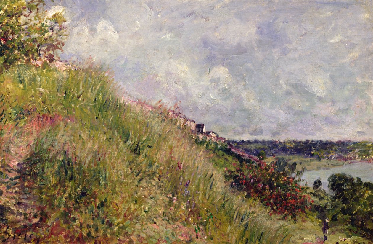 La Seine, vue des pentes de By, 1881 - Alfred Sisley