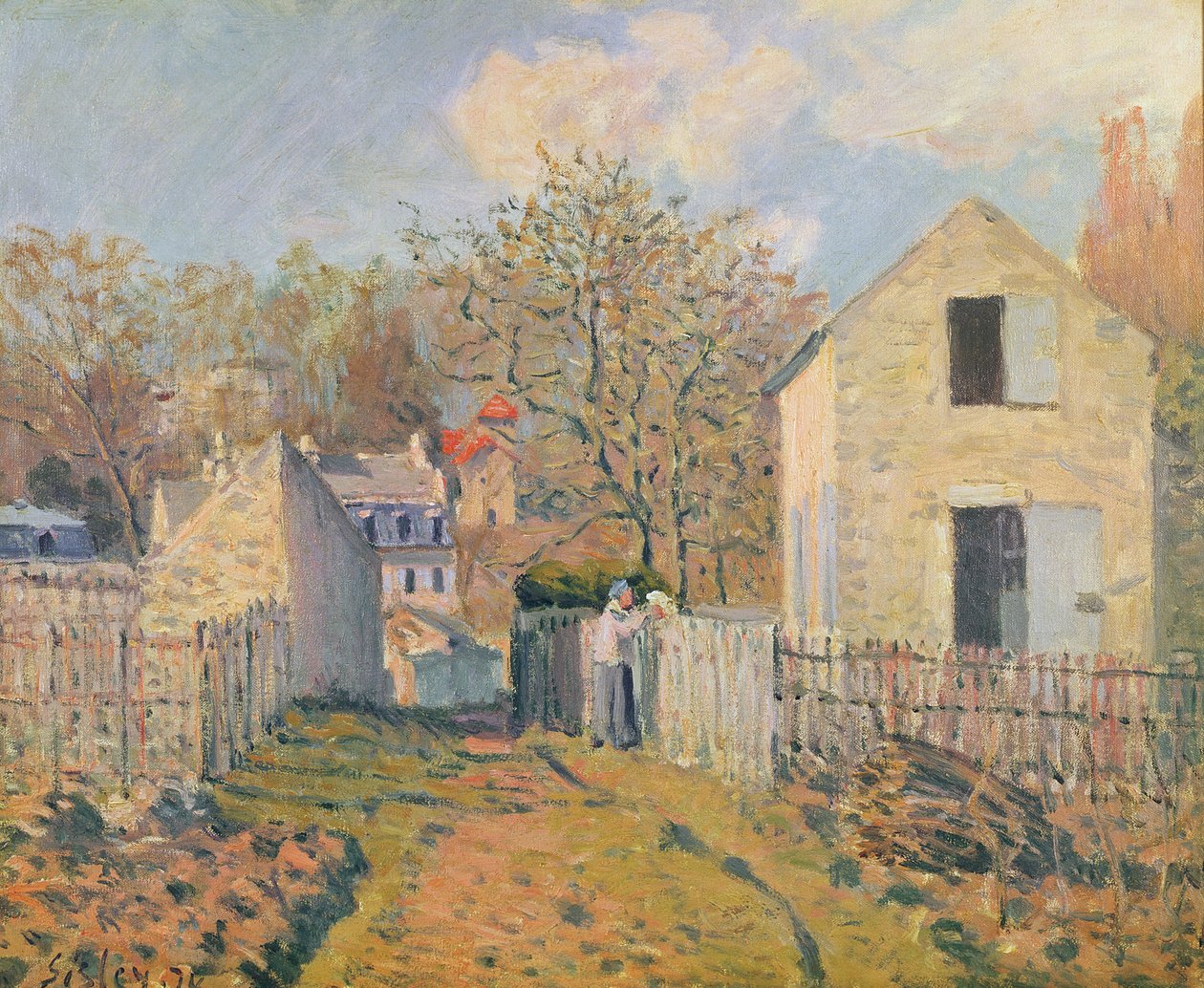 Village de Voisins, 1872 - Alfred Sisley