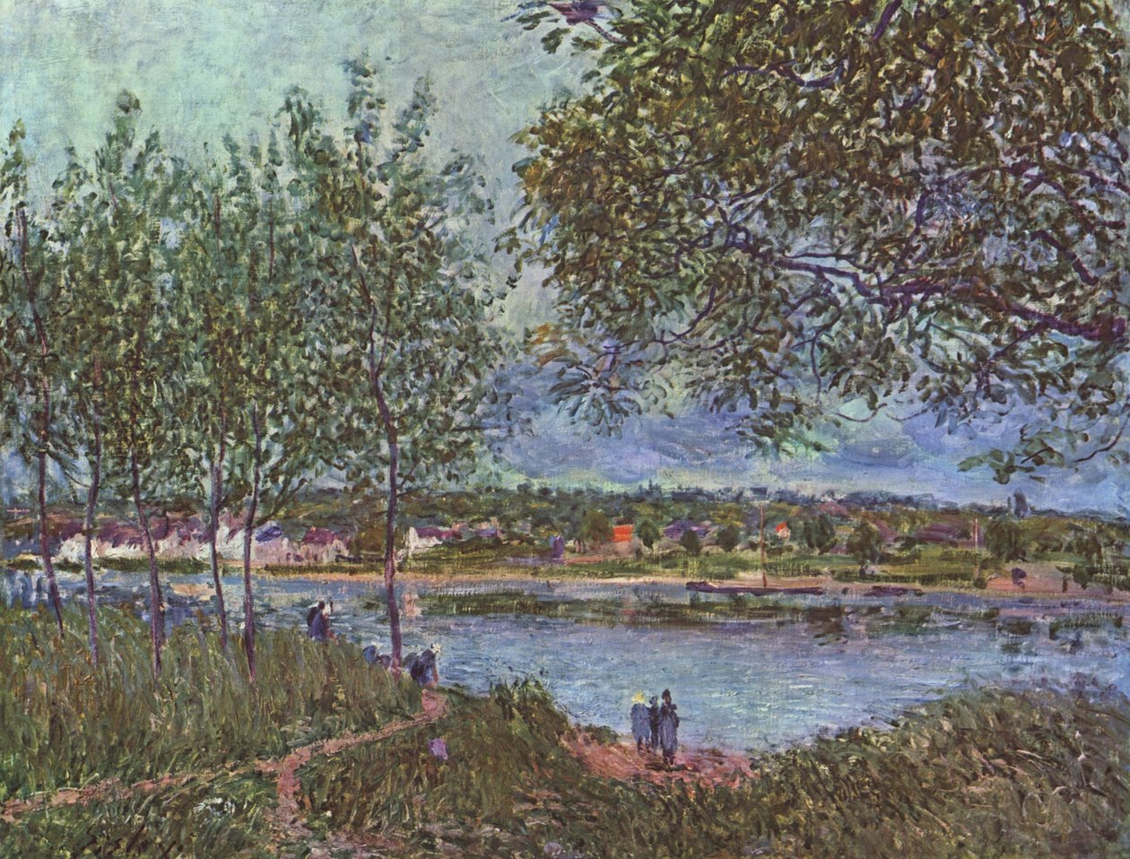 Chemin du vieux bac - Alfred Sisley