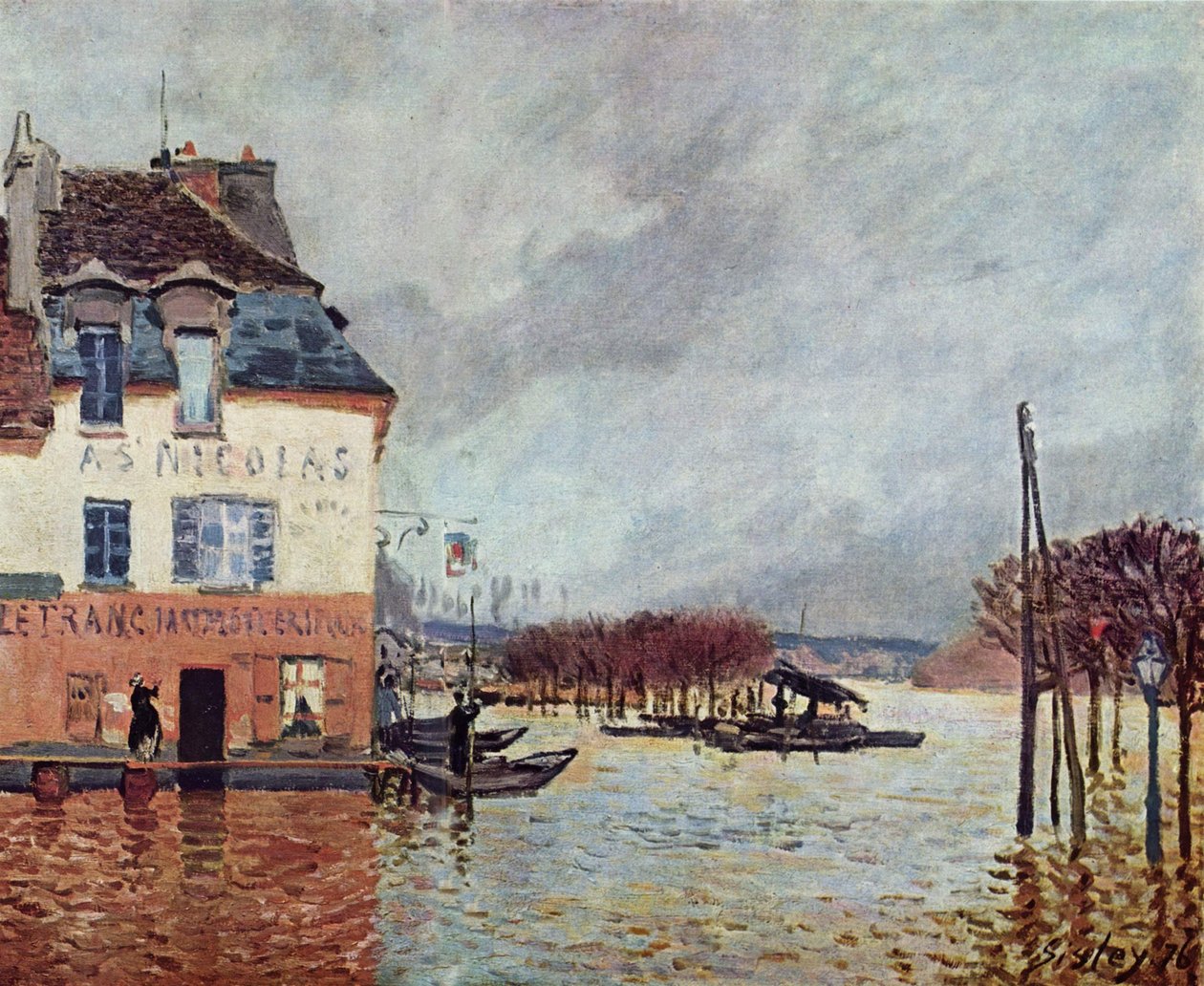 Inondation à Port Marly - Alfred Sisley
