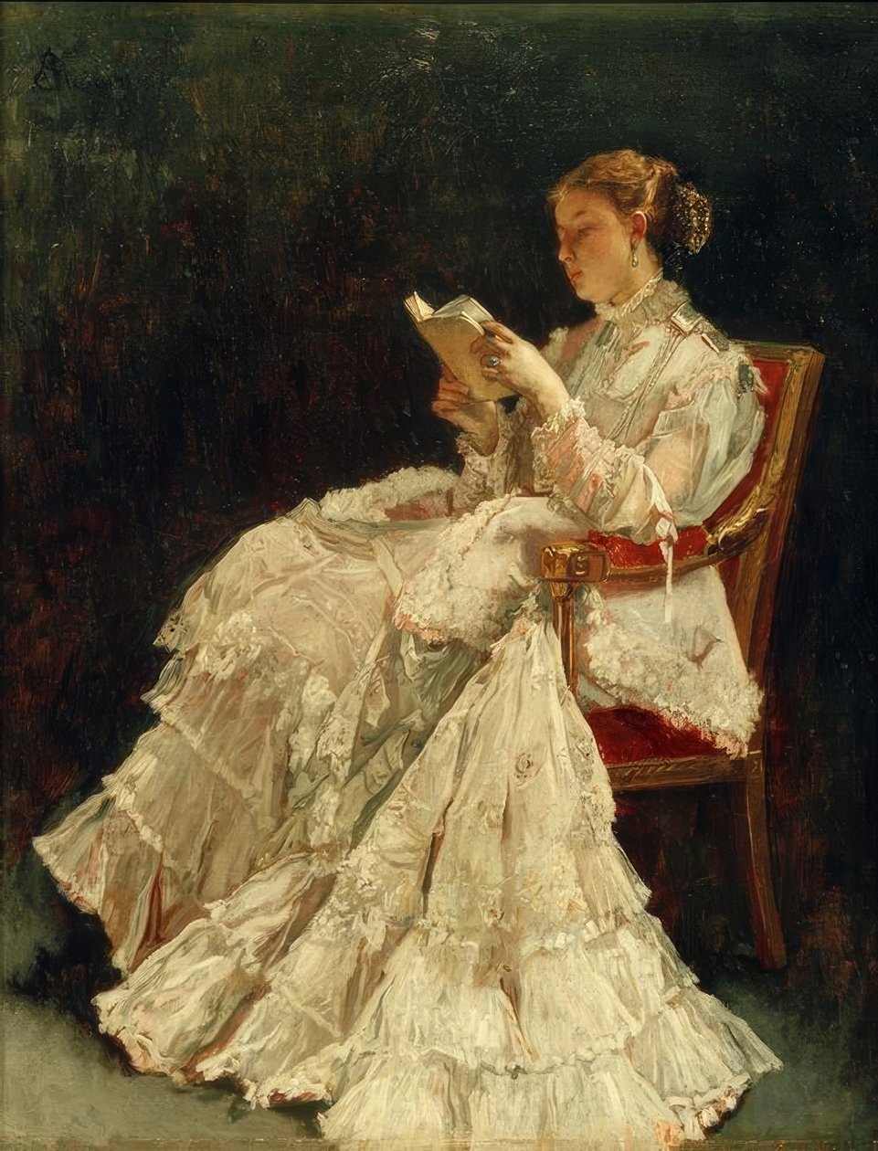 A. Stevens, La Lectrice - Alfred Emile Stevens