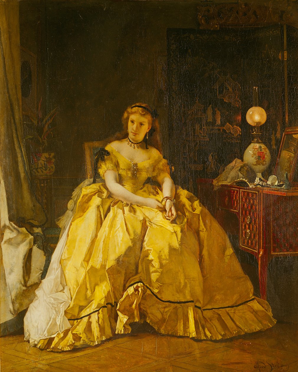 Après le bal - Alfred Emile Stevens