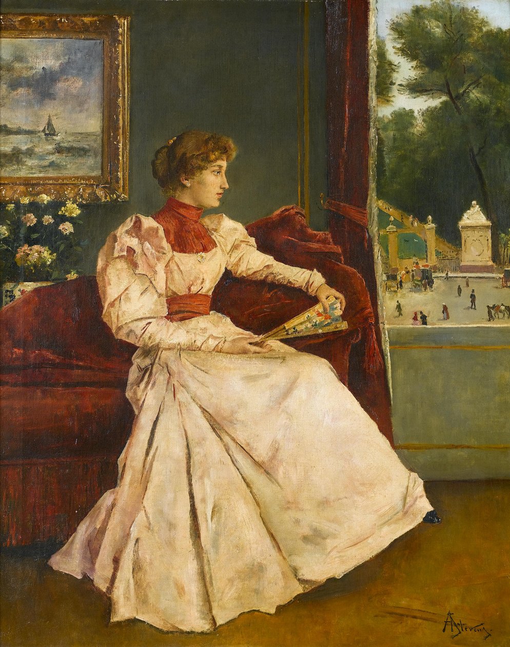 Chez soi - Alfred Emile Stevens