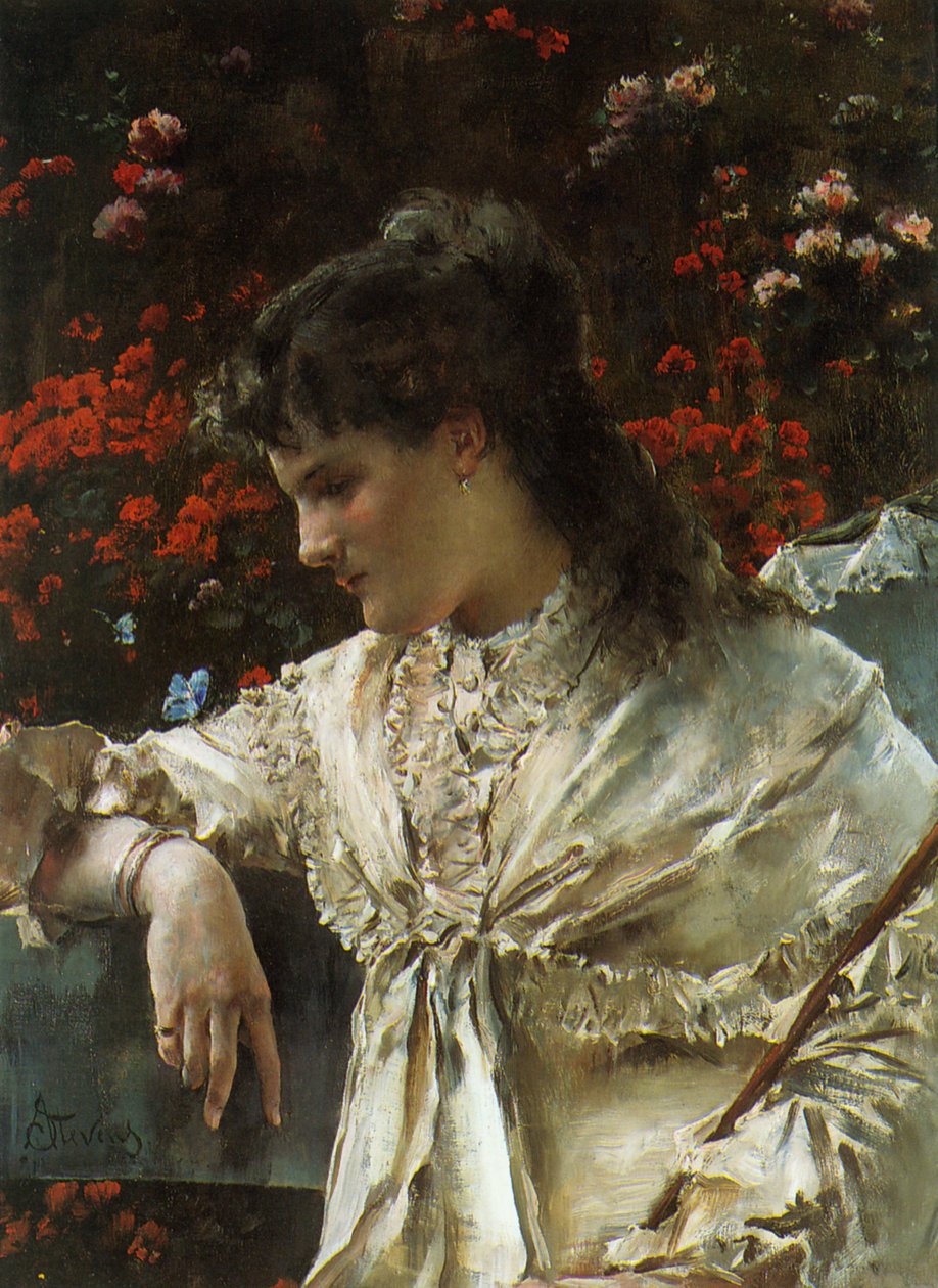 Rêverie - Alfred Emile Stevens