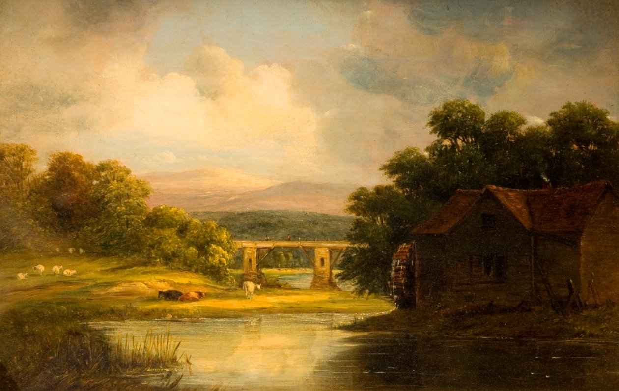 Le vieux moulin, Bath - Alfred Gomersal Vickers