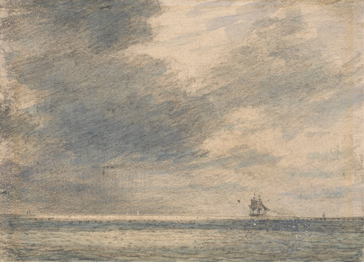 Soirée en mer - Alfred Abram Constable