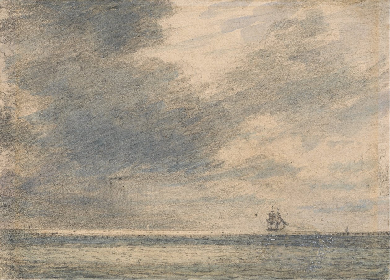 Soirée en mer - Alfred Abram Constable