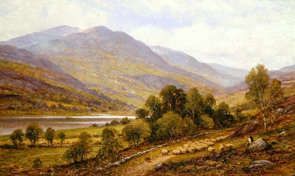 Snowdonia (possible lac Gwynant) - Alfred Augustus Glendening