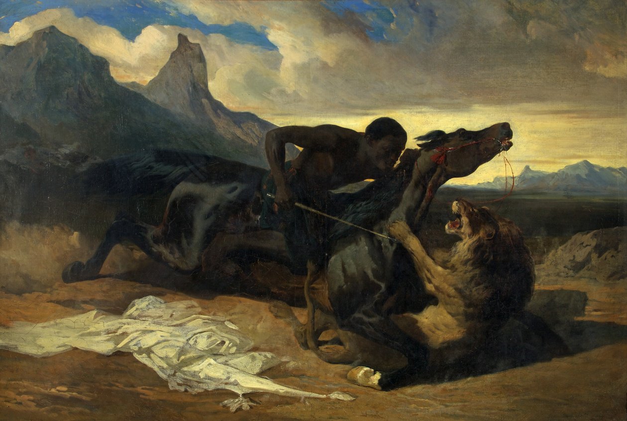 Le Combat, vers 1830-35 - Alfred Dedreux
