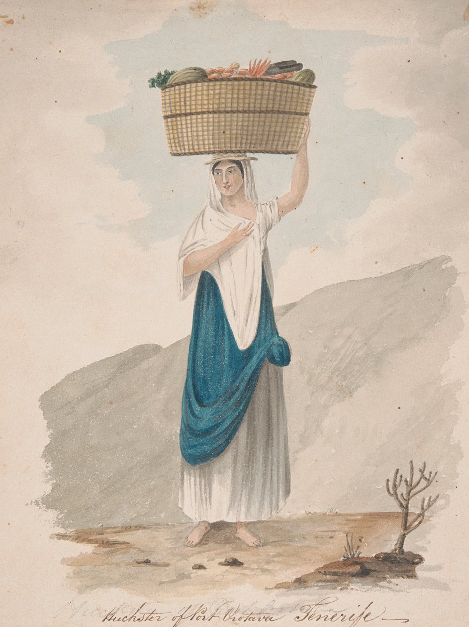 Marchand ambulant de Port Orotava, Tenerife - Alfred Diston