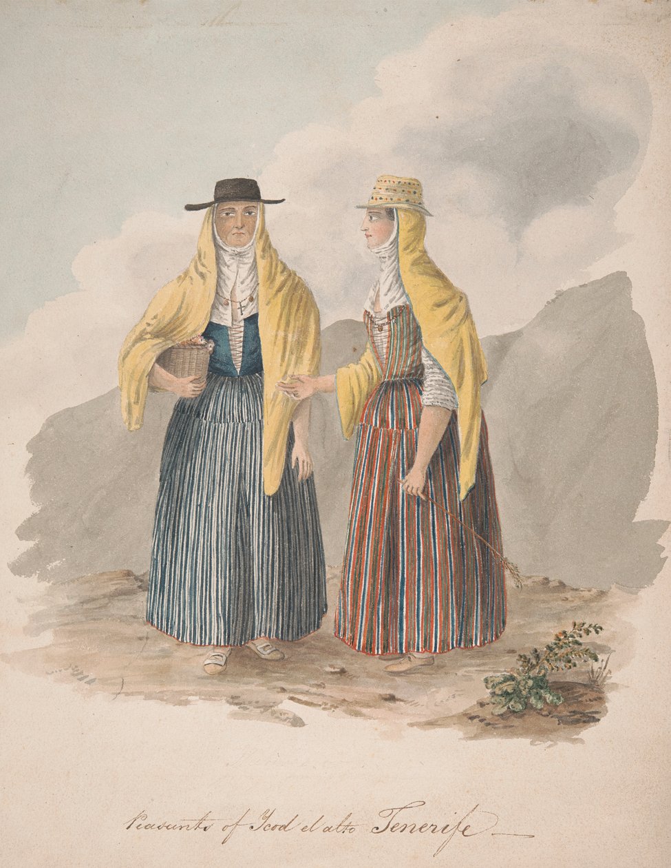 Paysans de Ycod el alto, Tenerife - Alfred Diston