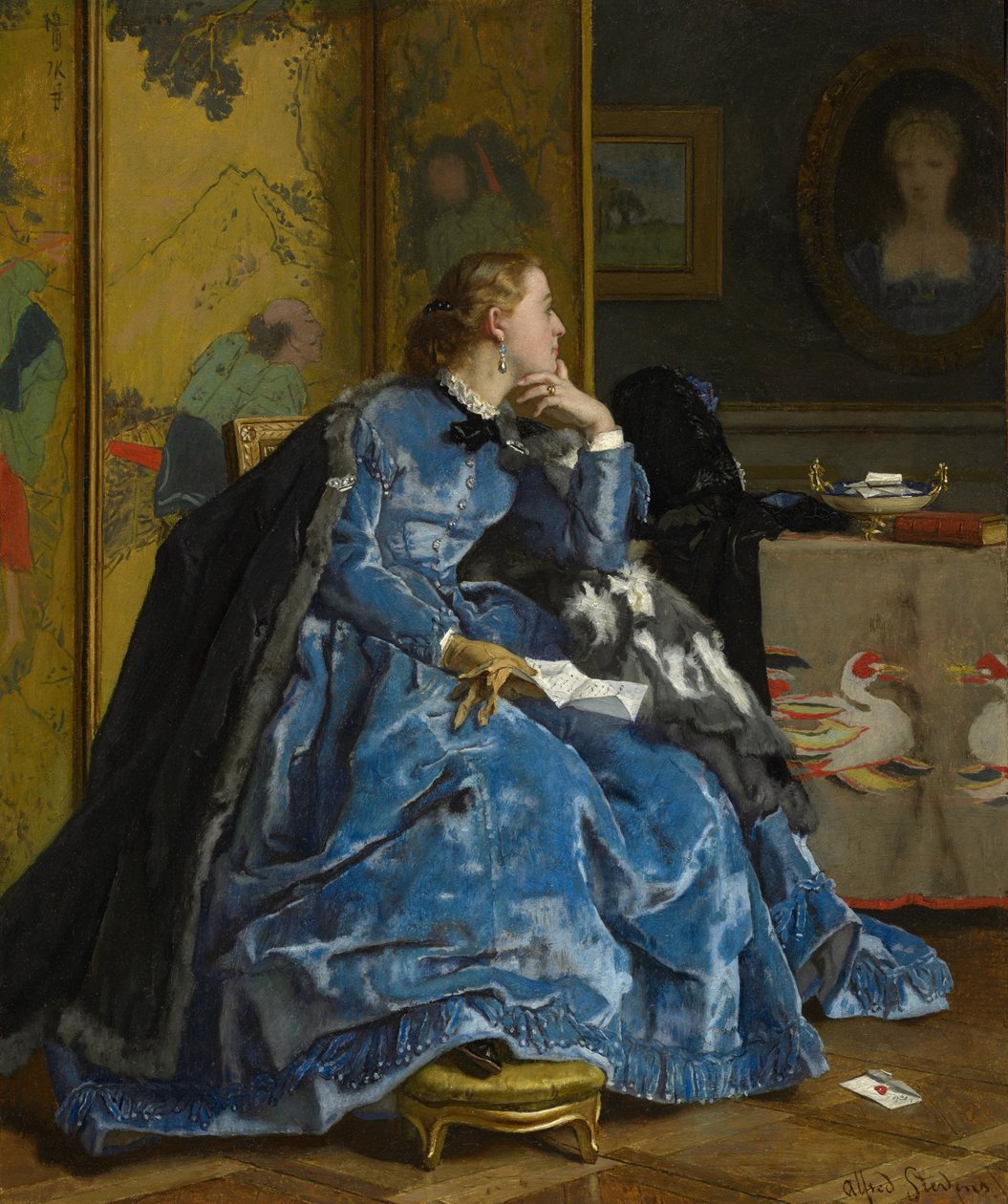Une Duchesse - Alfred Emile Stevens