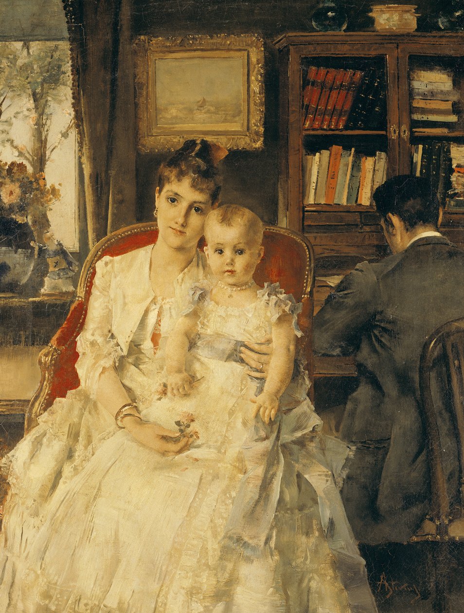 Tout le bonheur (Scène de famille) - Alfred Emile Stevens
