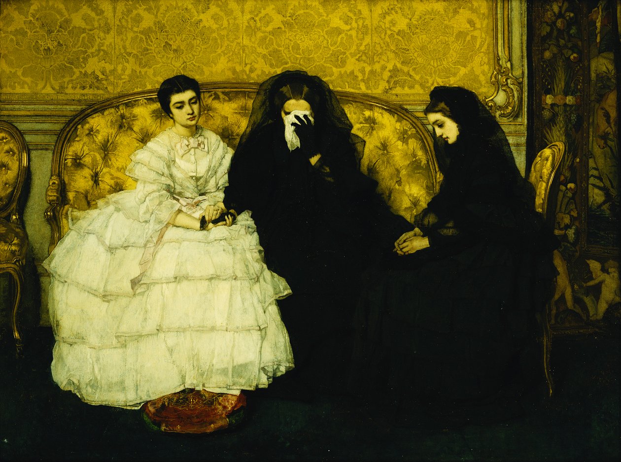 La Consolation - Alfred Emile Stevens