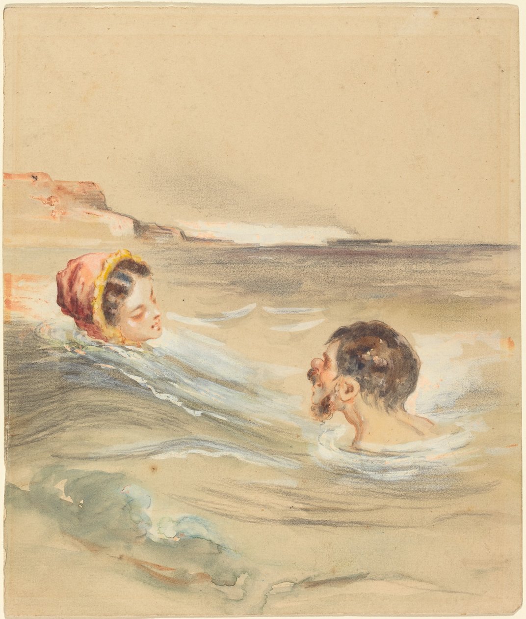 Baigneurs masculins et féminins - Alfred Grevin