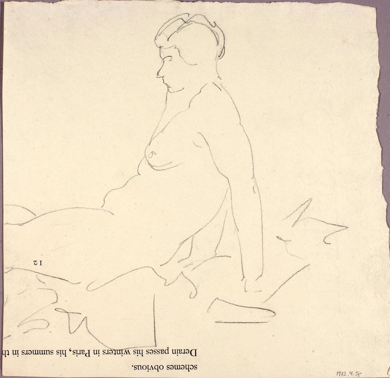 Nu couché - Alfred H. Maurer
