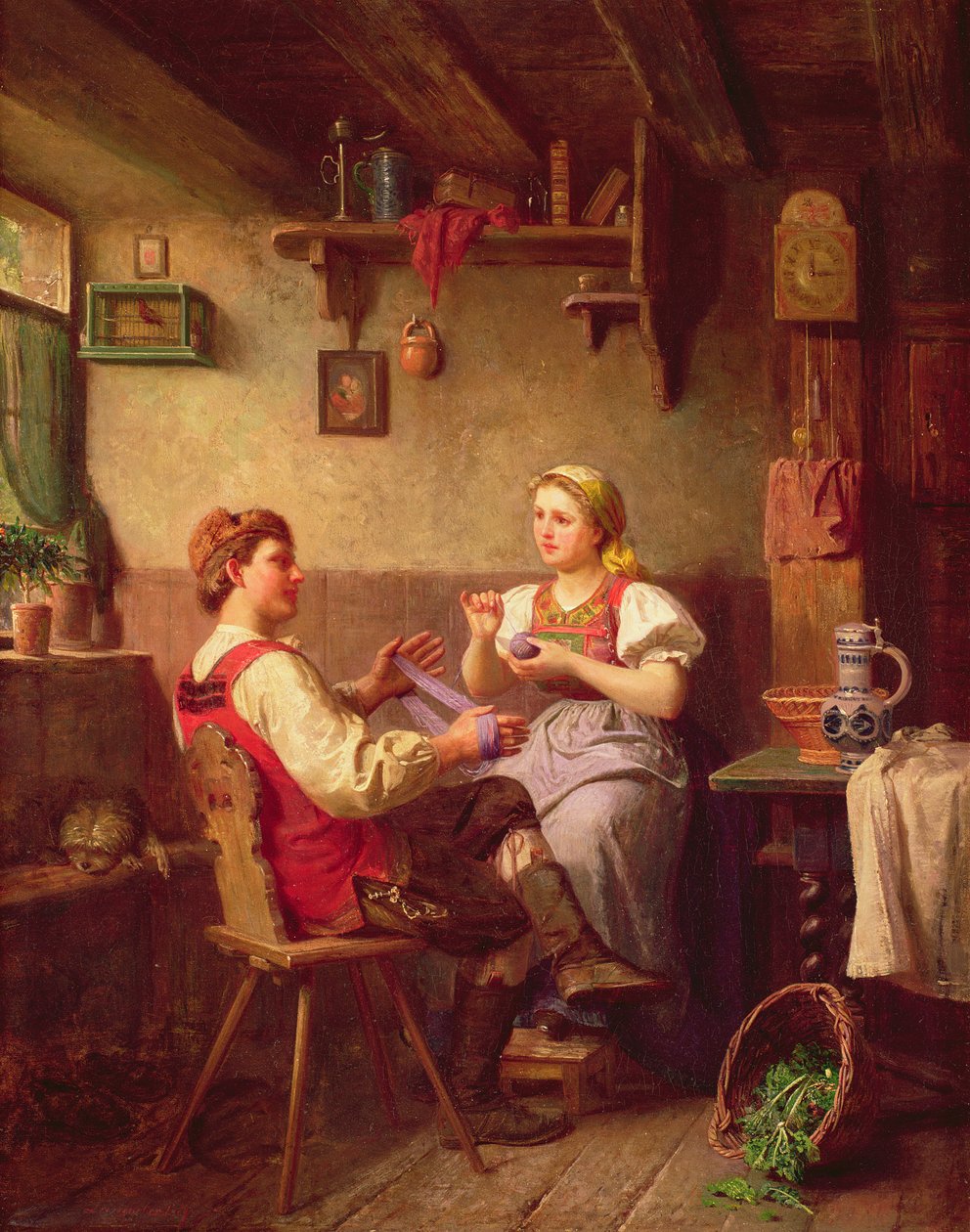 Enrouler la laine - Alfred Hamacher