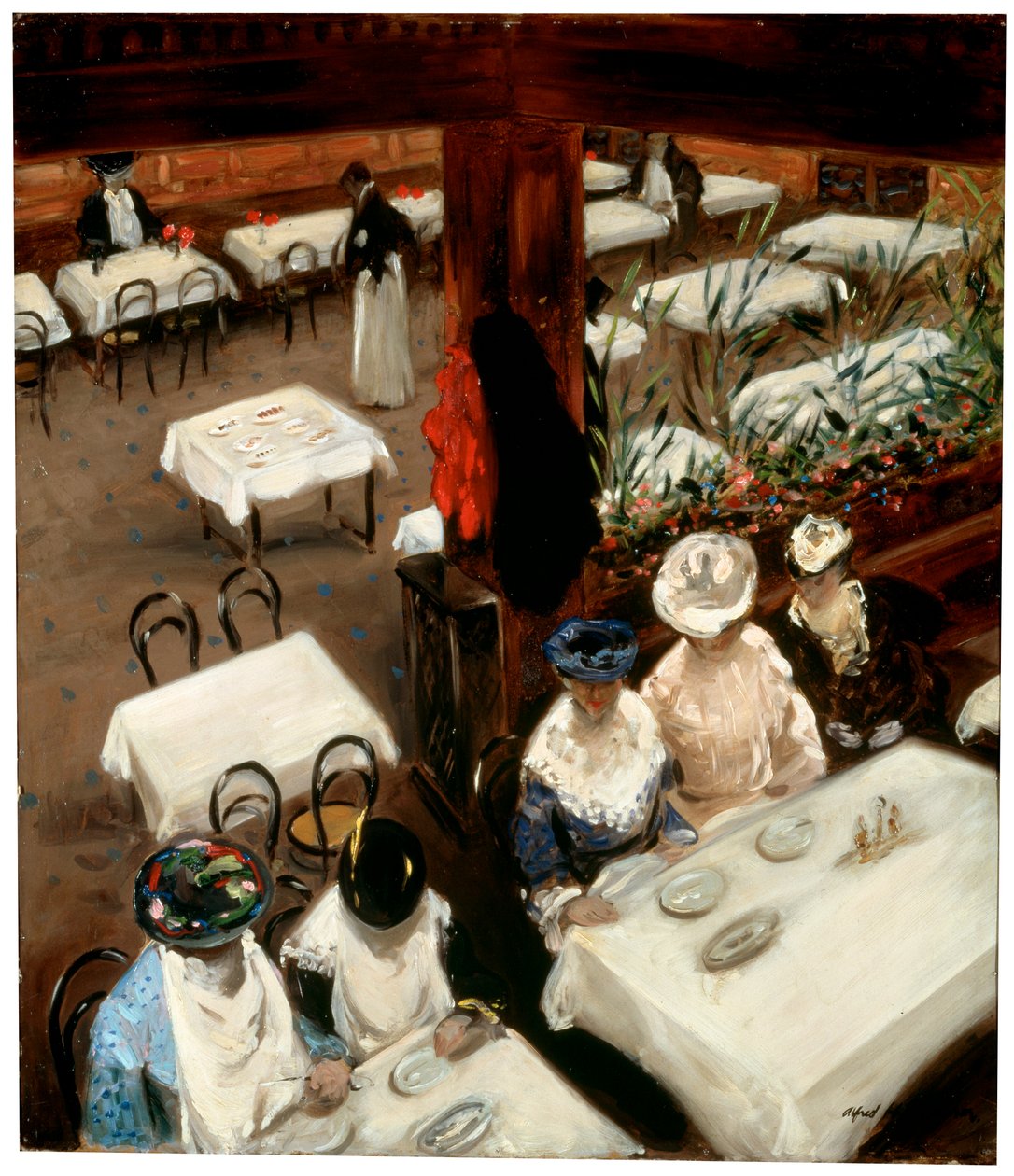 Dans un café, 1905 - Alfred Henry Maurer