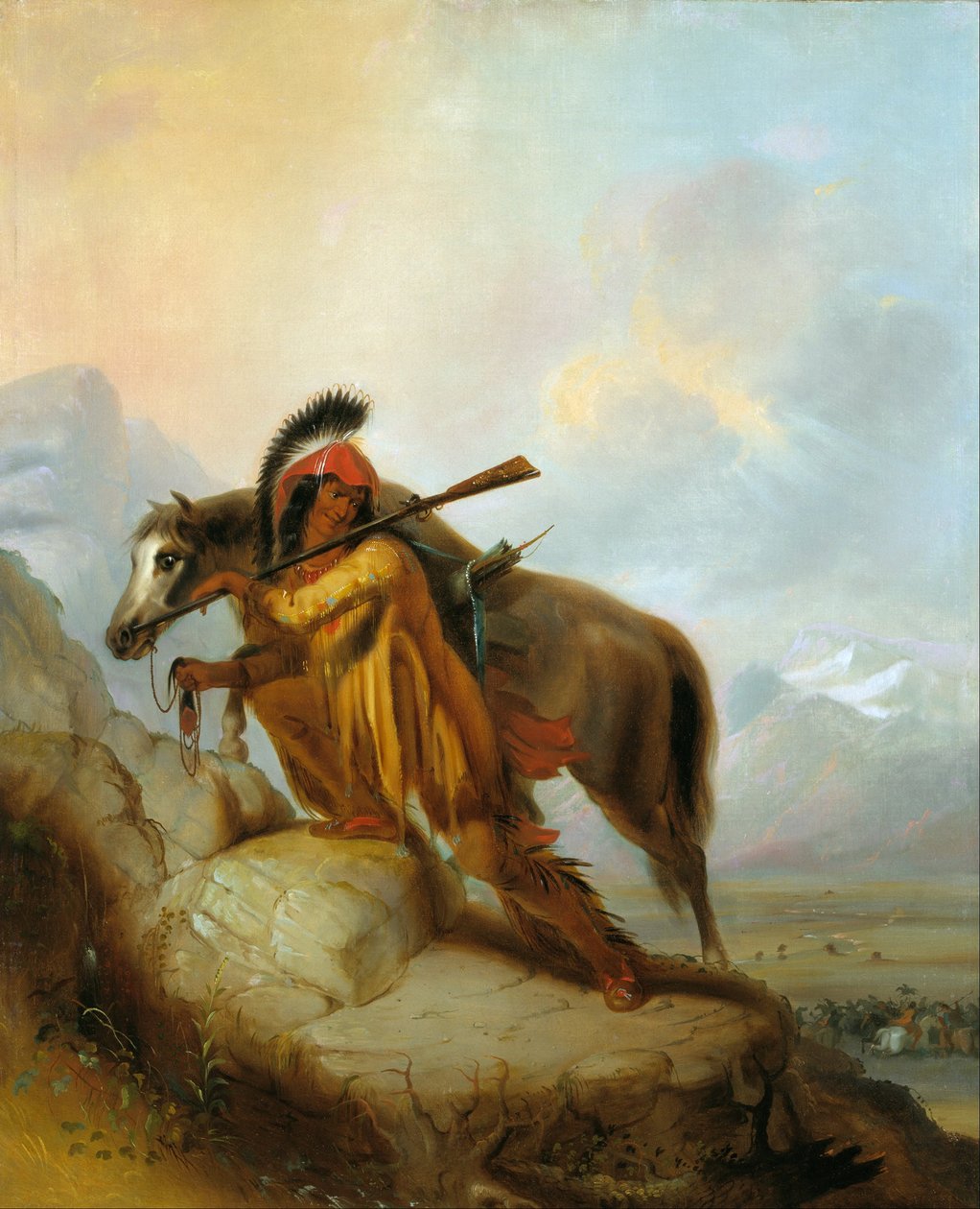 Le Scalplock - Alfred Jacob Miller
