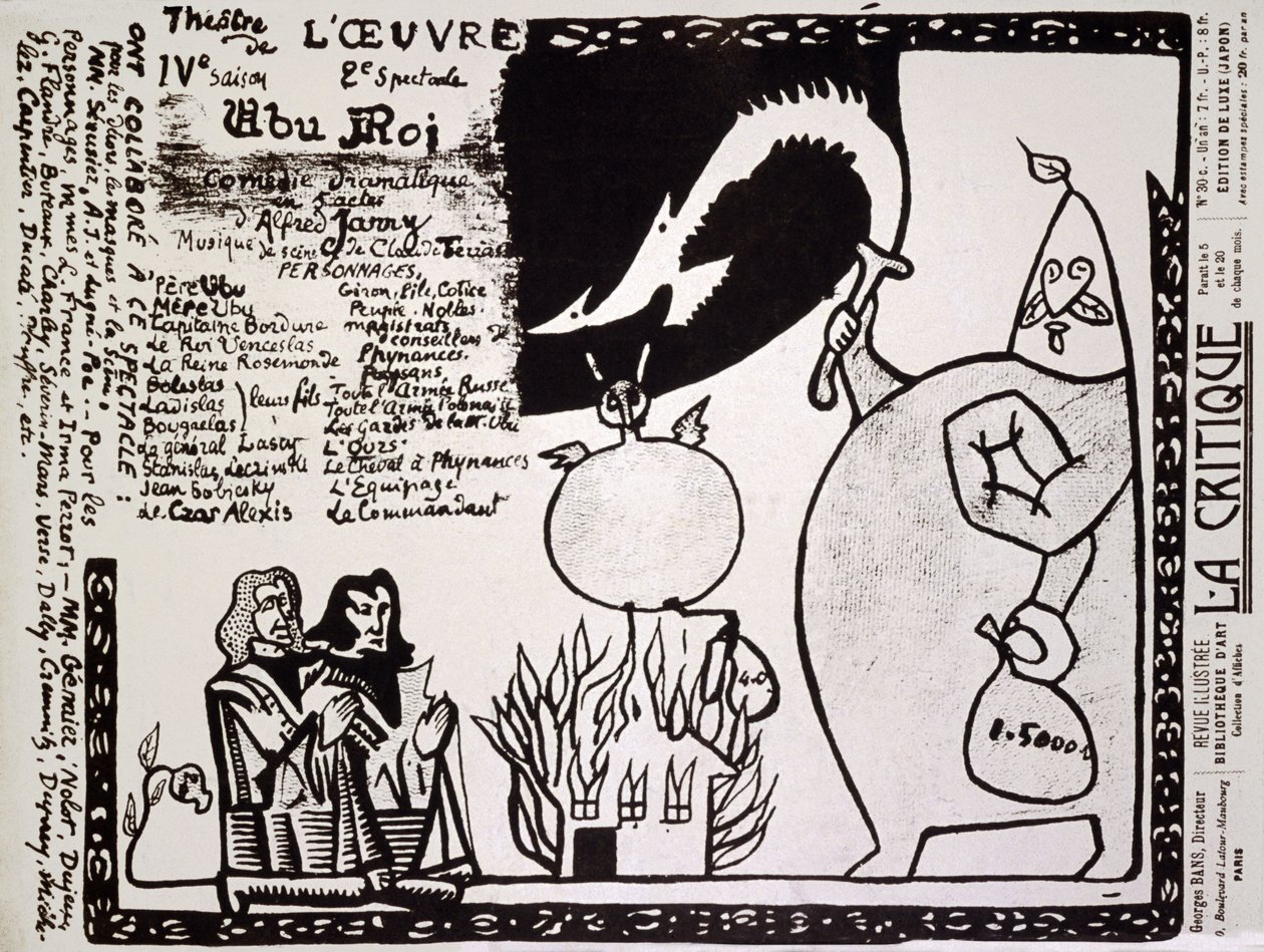 Ubu roi. 1896 - Alfred Jarry