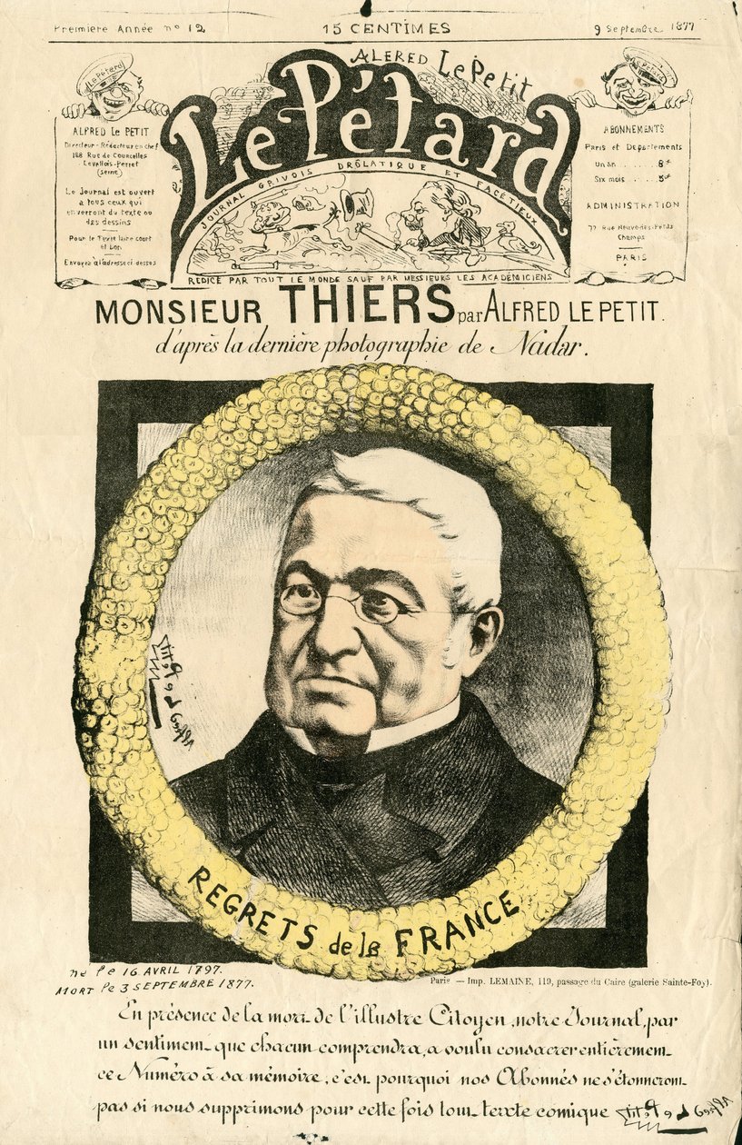 Couverture de Le Pétard - Alfred Le Petit