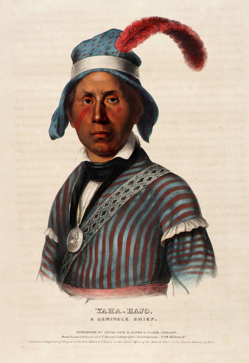 Yaha-hajo. Chef séminole. - Alfred M. Hoffy
