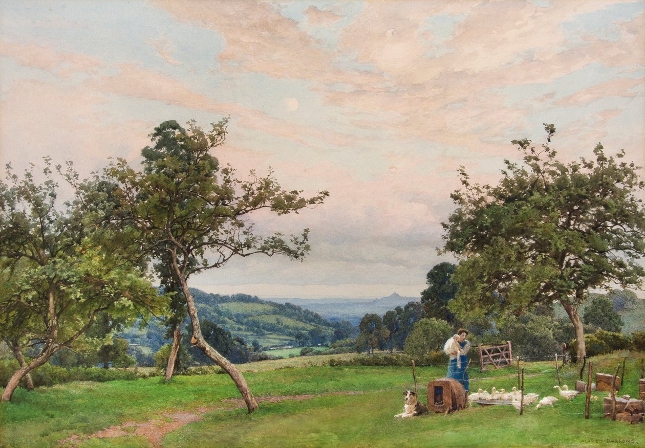 Le parc à canards - Alfred Parsons