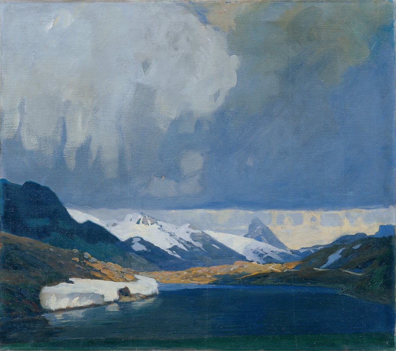 Orage à Bernina - Alfred Poell